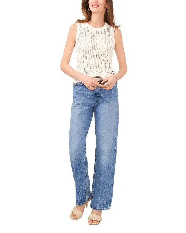 Vince Camuto Pointelle Tank Top MSRP $69