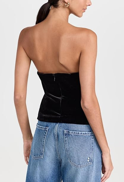 ASTR the label Women's Arista Velvet Top MSRP $69