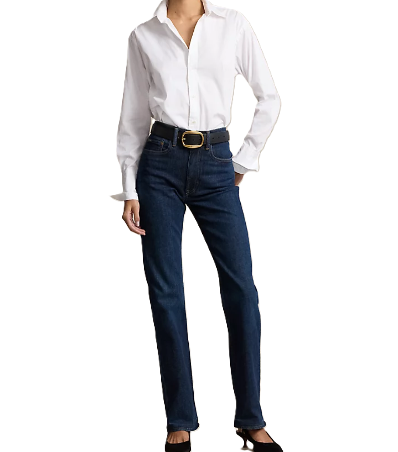 Polo Ralph Lauren The Straight High-Rise Jeans MSRP $248