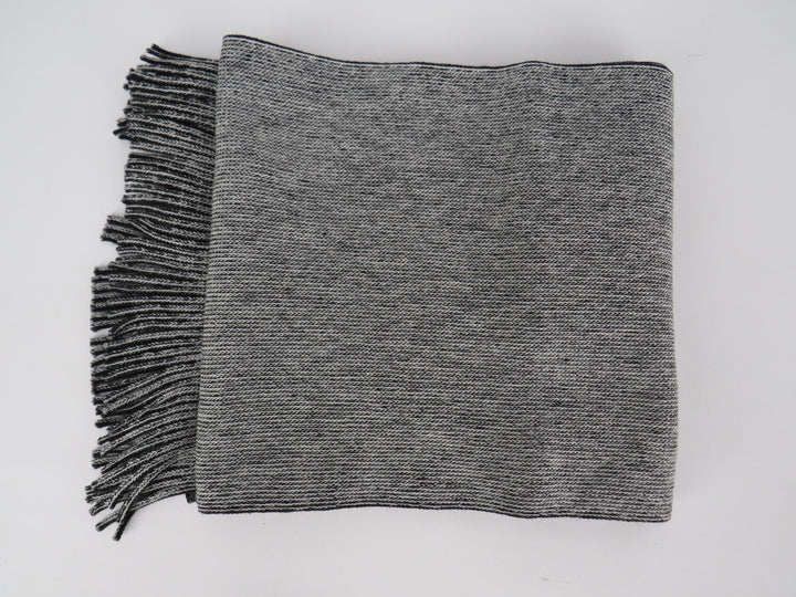 BUGATTI Knit Fringe Trim Wool Scarf MSRP $98