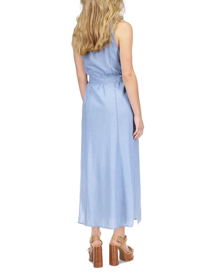 MICHAEL Michael Kors Belted Maxi Shirtdress MSRP $155
