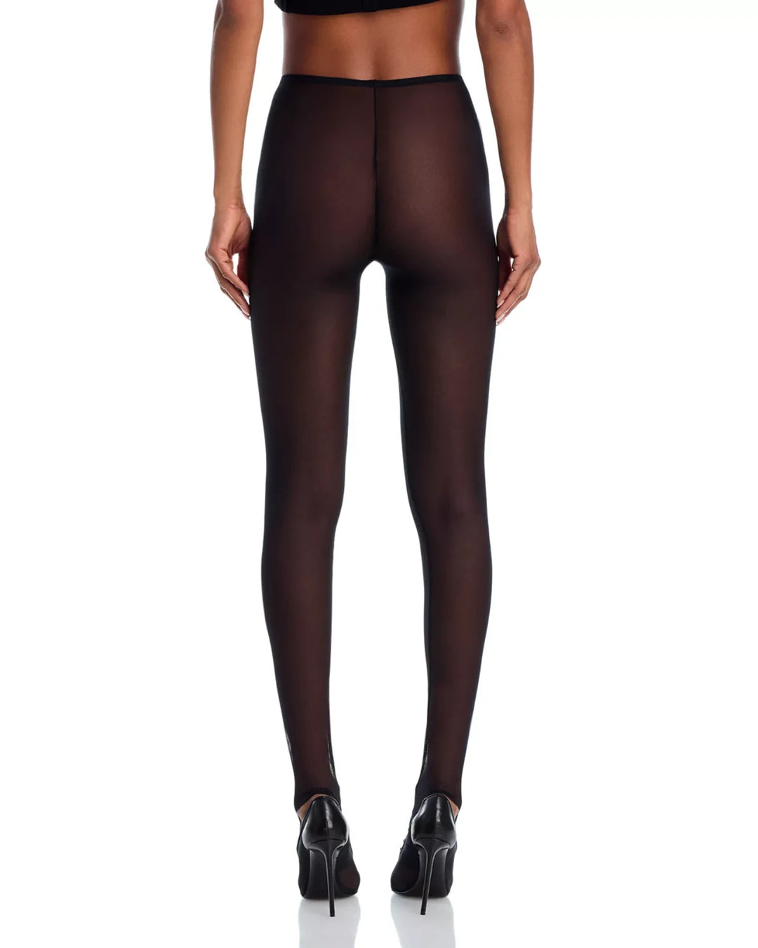 Norma Kamali Semi Sheer Leggings MSRP $100