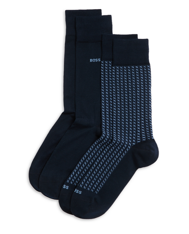 BOSS Crew Socks, Pack of 2