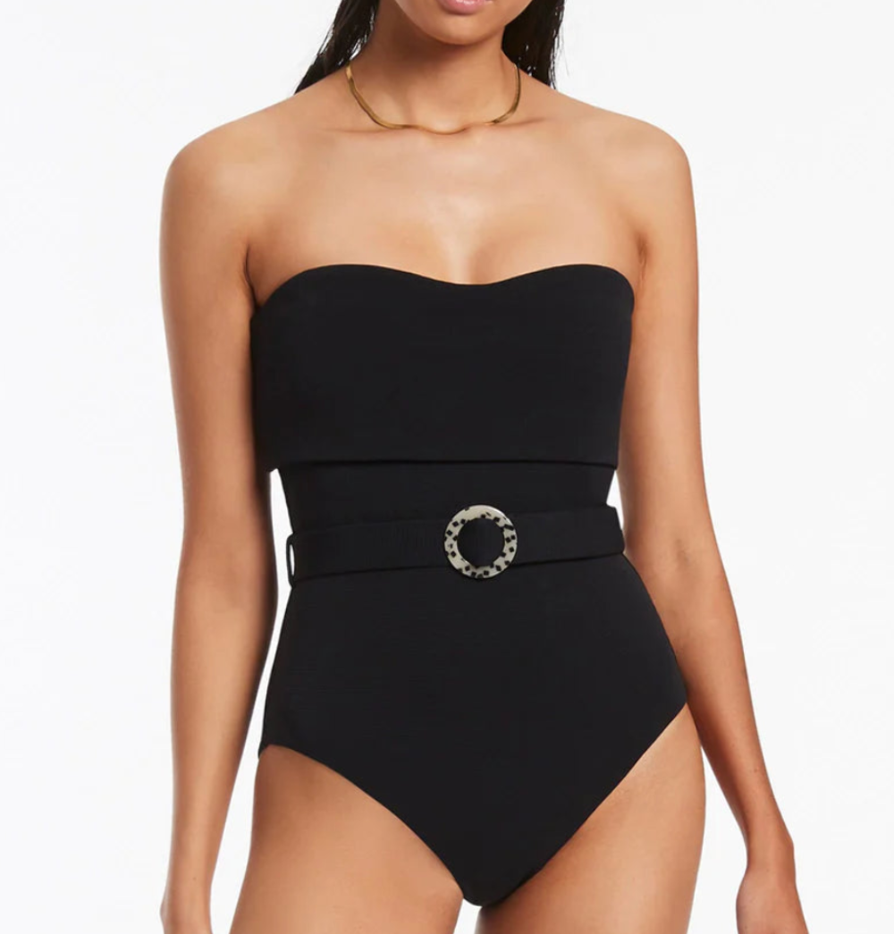 JETS Isla Rib One Piece Swimsuit 30B 619