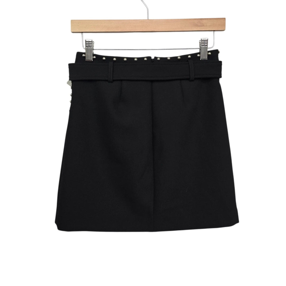 Avec Les Filles Western Studded Belted skirt MSRP $99