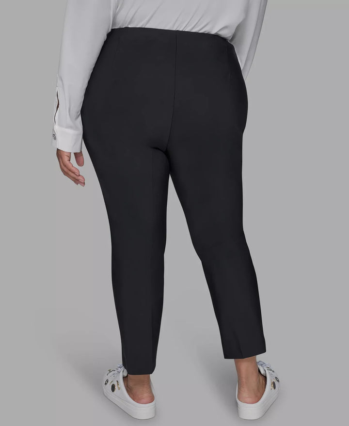 KARL LAGERFELD PARIS Plus Size Zip-Pocket Slim Pants MSRP $119