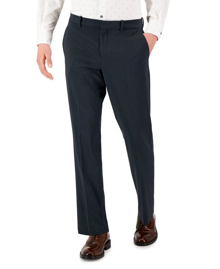 Perry Ellis Portfolio Men's Modern-Fit Stretch Solid Resolution Pants MSRP $95