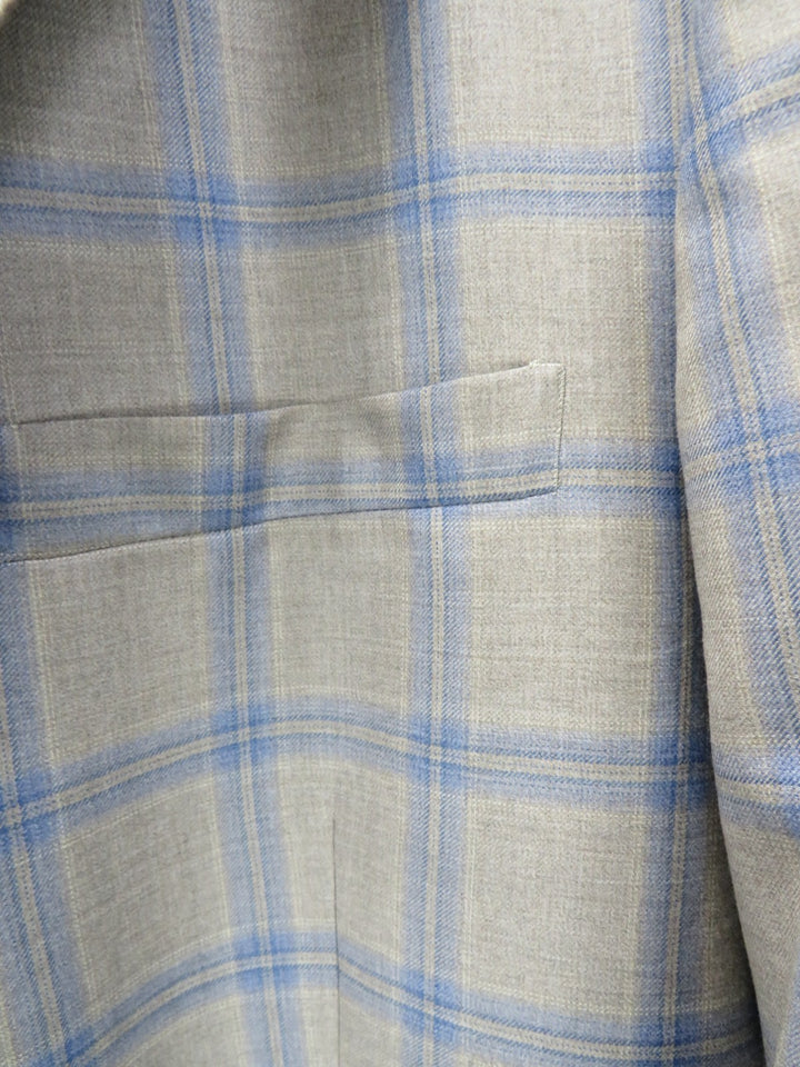 Hart Schaffner Marx New York Plaid Wool Sport Coat MSRP $595