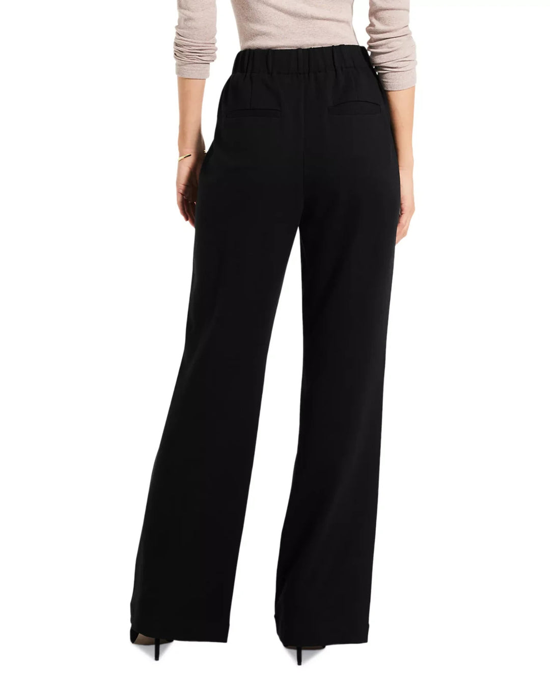 NIC+ZOE Wide Leg Pleated Knit Pants MSRP $148