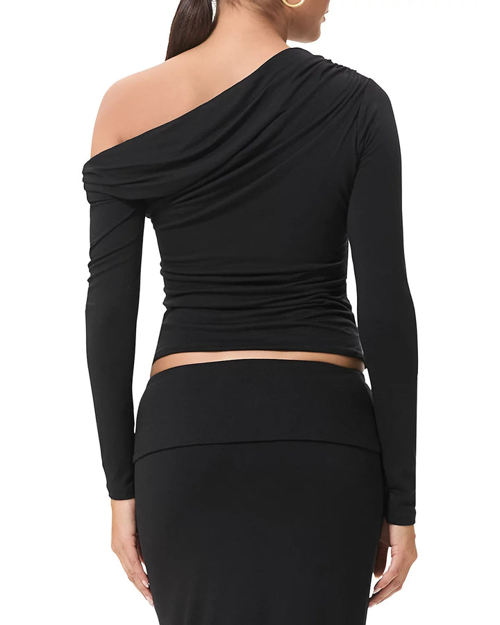 AFRM Bria Draped One Shoulder Top MSRP $58