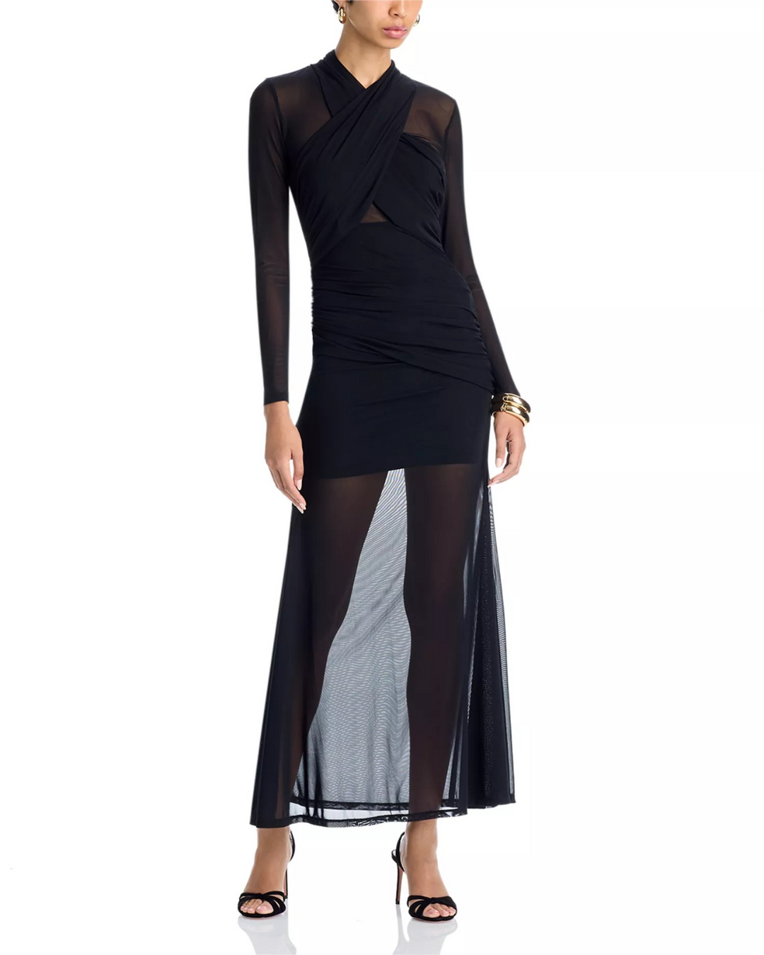 Bardot Marice Mesh Maxi Dress MSRP $169