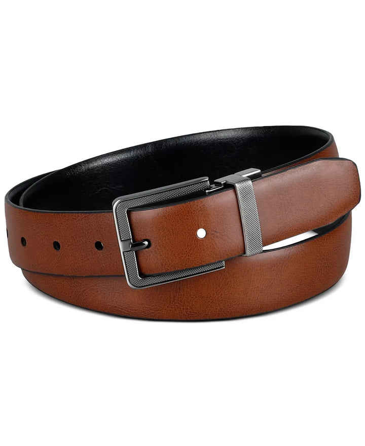 Kenneth Cole Reaction Reversible Faux-Leather Harness-Buckle Belt MSRP $52.50