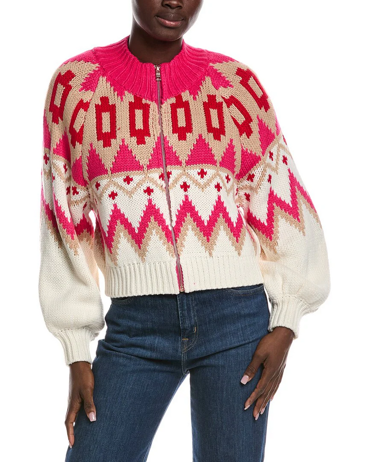 525 Victoria Knit Bomber Jacket MSRP $149