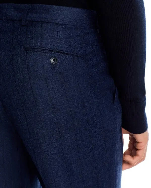 Vince Tonal Striped Classic Fit Suit Pants MSRP $348