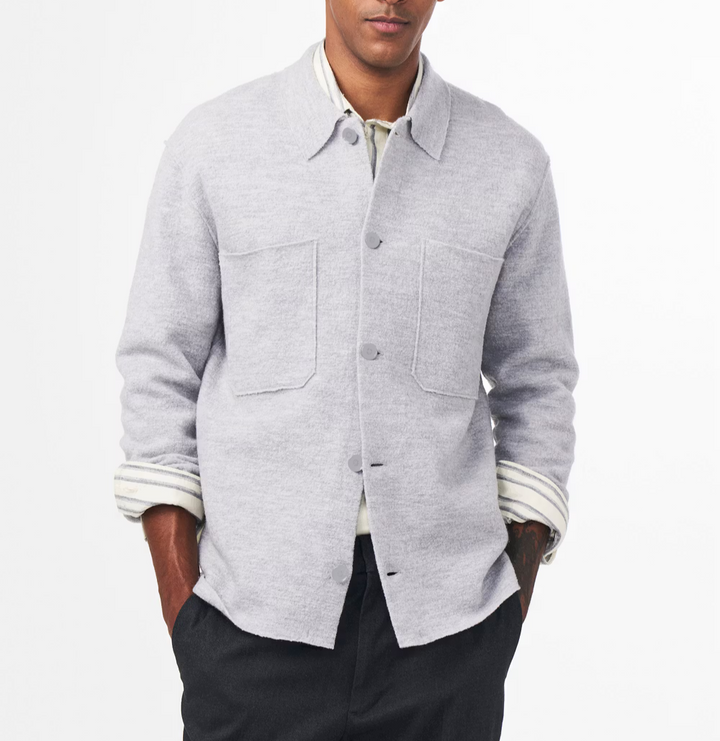 NN07 Jonas 6398 Wool Overshirt MSRP $330