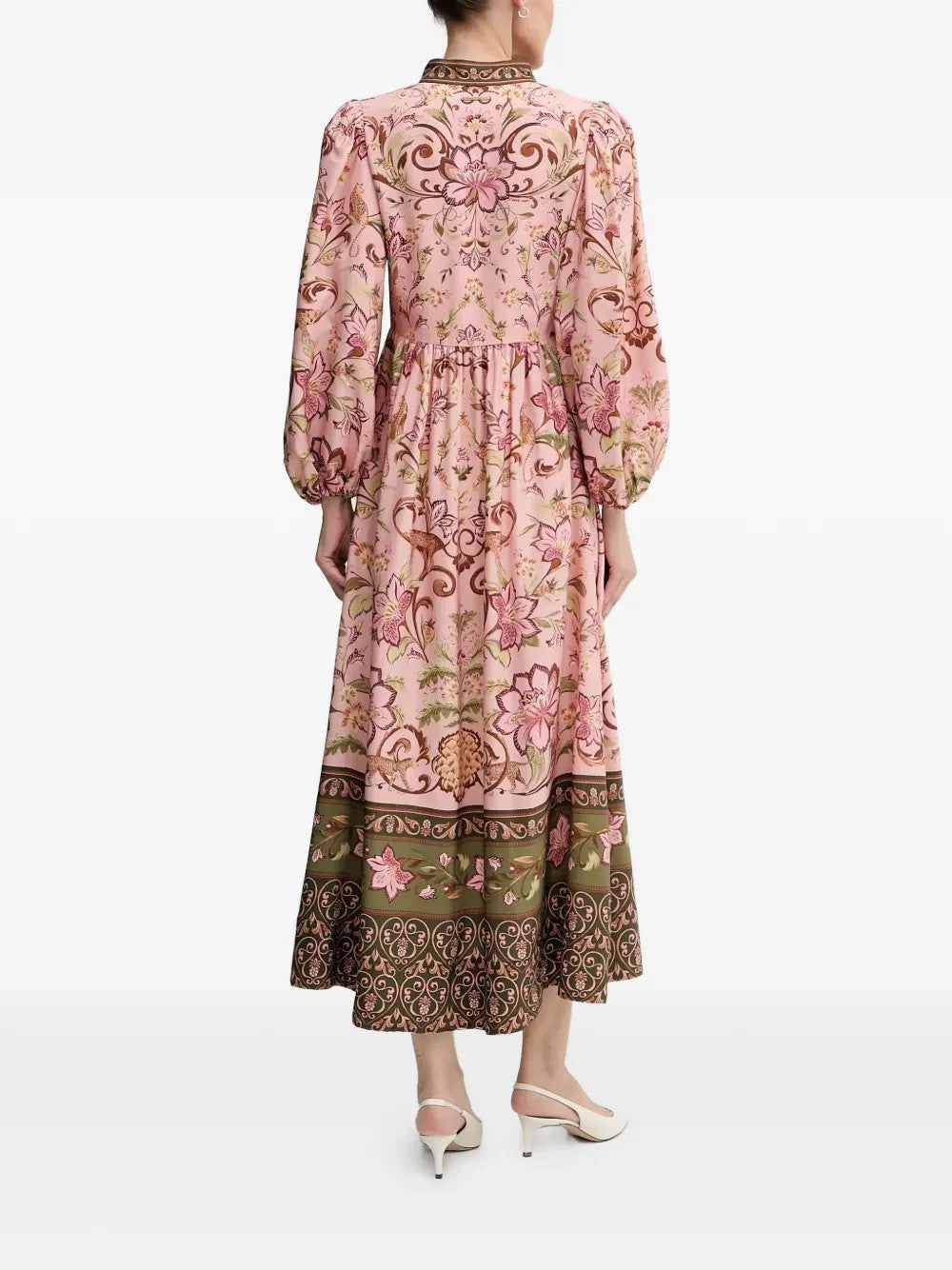 Barbour X Farm Rio Alice MIDI Dress MSRP $550