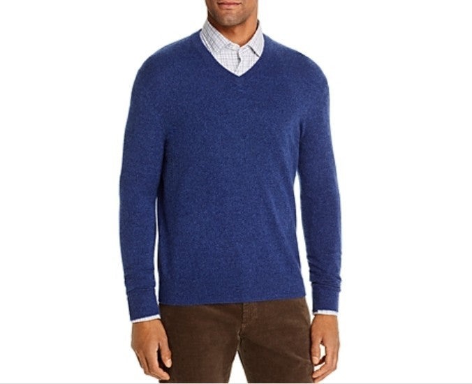 The Men's Store Cashmere V-Neck Sweater MSRP $228