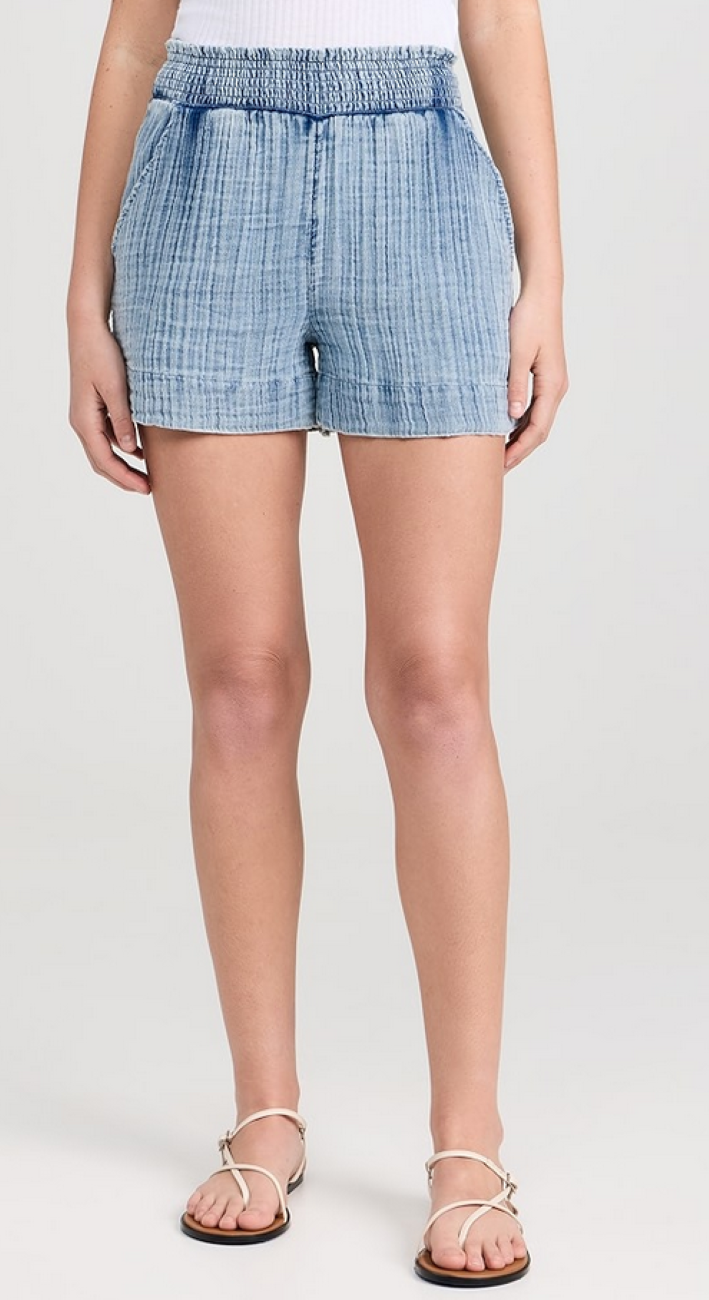 Faherty Dream Cotton Gauze Shorts MSRP $88
