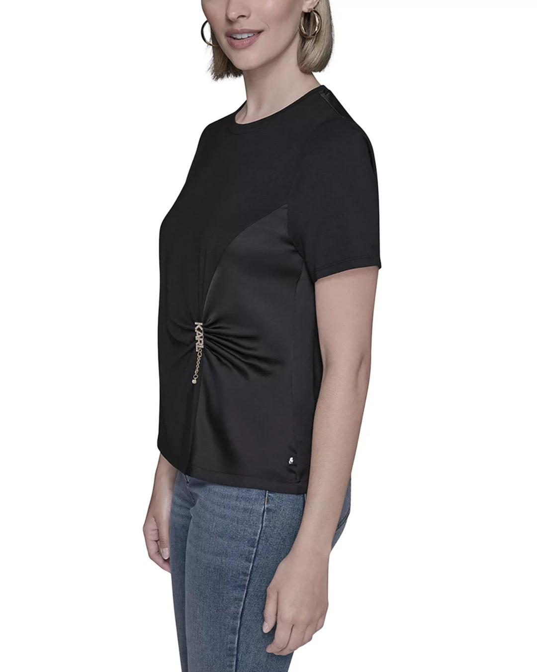 KARL LAGERFELD PARIS Combo Tee MSRP $69