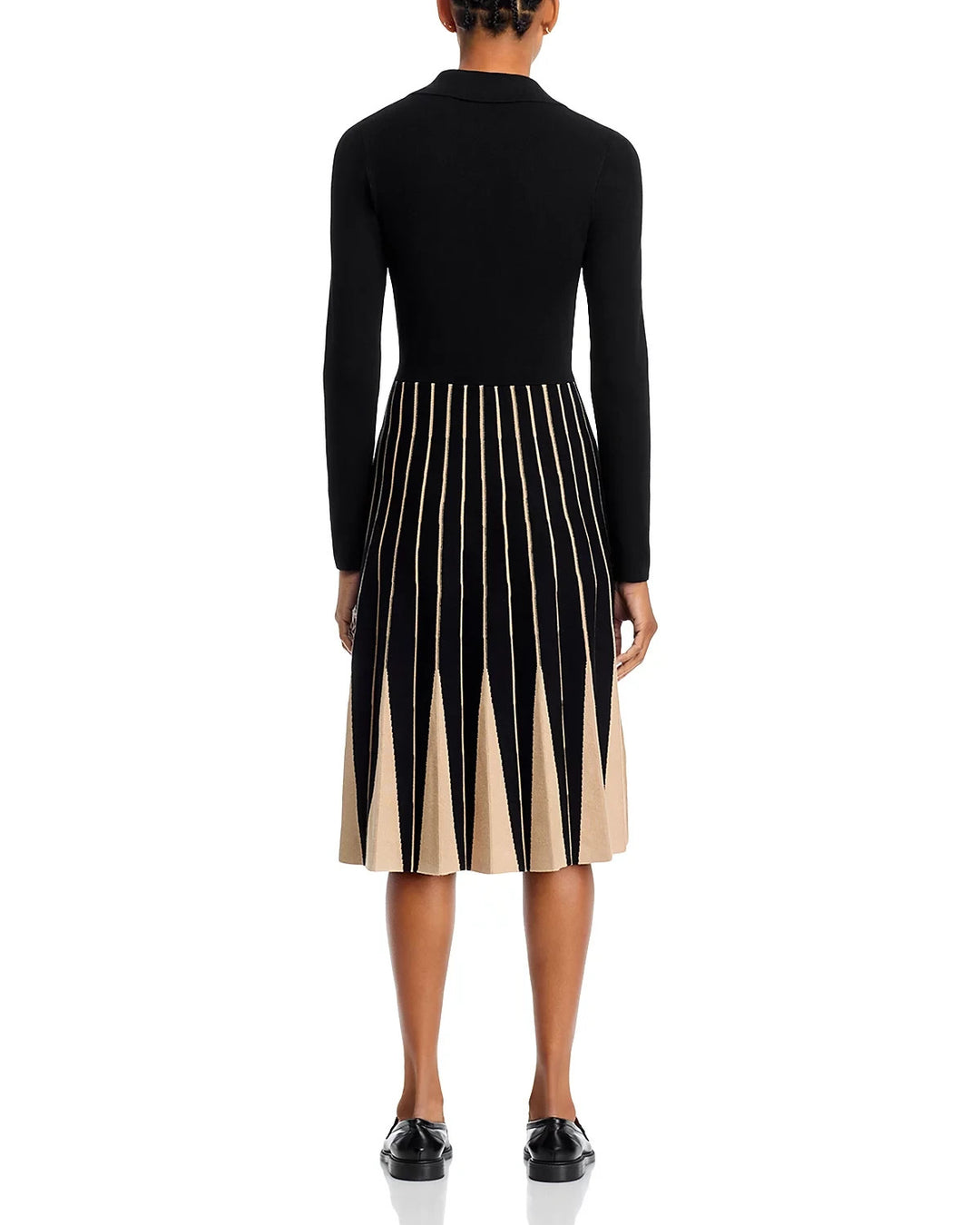 T Tahari Pleated Sweater Dress MSRP $128