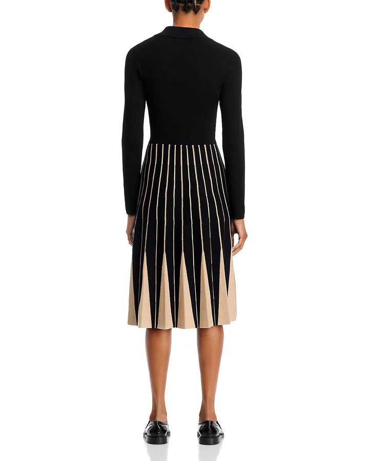 T Tahari Pleated Sweater Dress MSRP $128