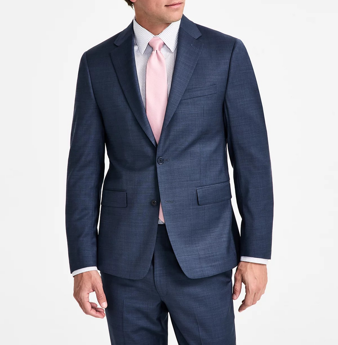 Calvin Klein Men's Skinny-Fit Wool Blend Suit Jacket MSRP $450