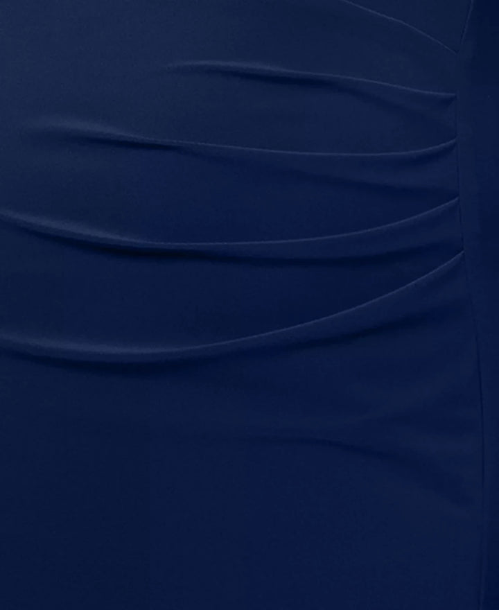 Betsy & Adam Women's One-Shoulder Side-Slit Dress MSRP $209