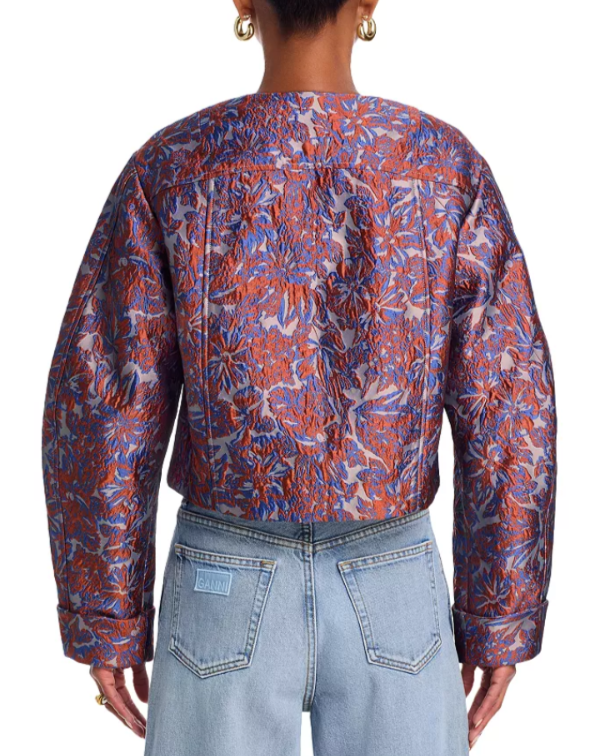 Derek Lam 10 Crosby Neville Cloque Jacket MSRP $595