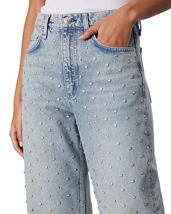 rag & bone Shea High Rise Relax Straight Jeans MSRP $458