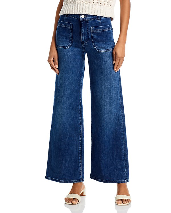 FRAME Le Slim Patch Pocket Palazzo Jeans MSRP $278