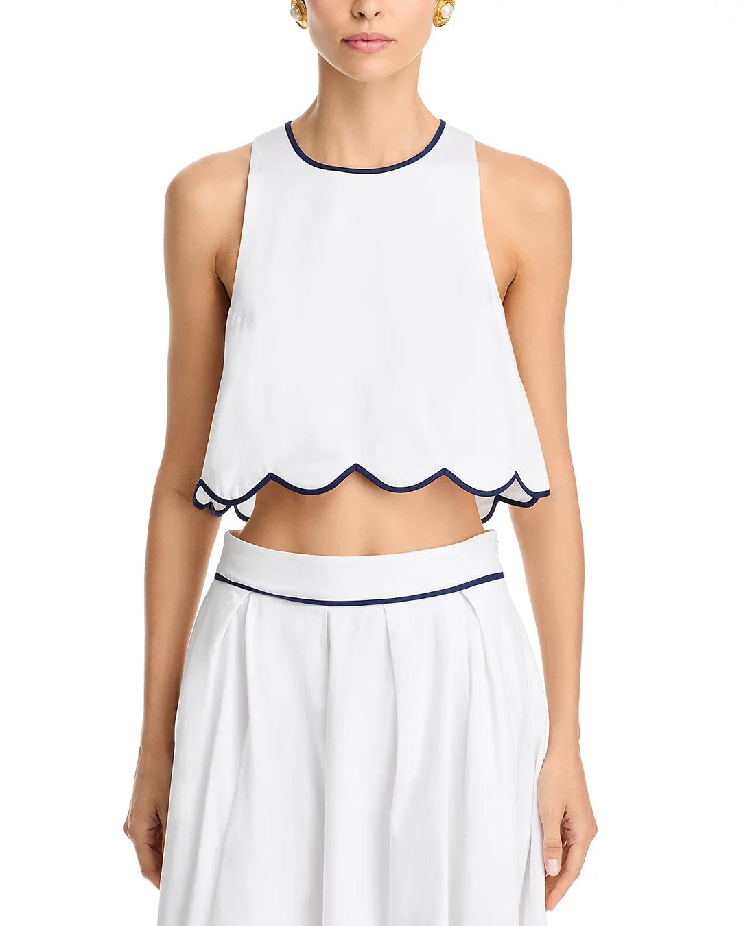 FRENCH CONNECTION Alexis Cropped Top MSRP $88