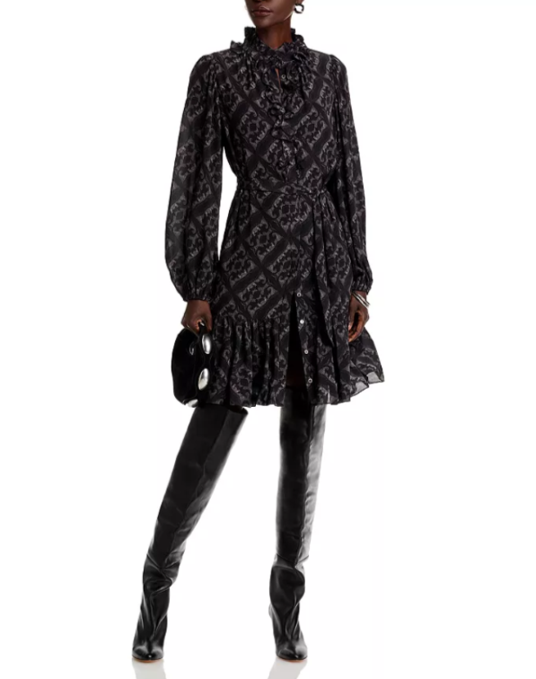 Kobi Halperin Landry Ruffled Dress MSRP $398