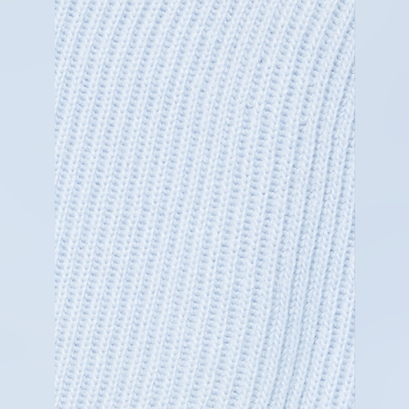 Helmut Lang Womens Ribbed Solid V-Neck Sweater MSRP $425
