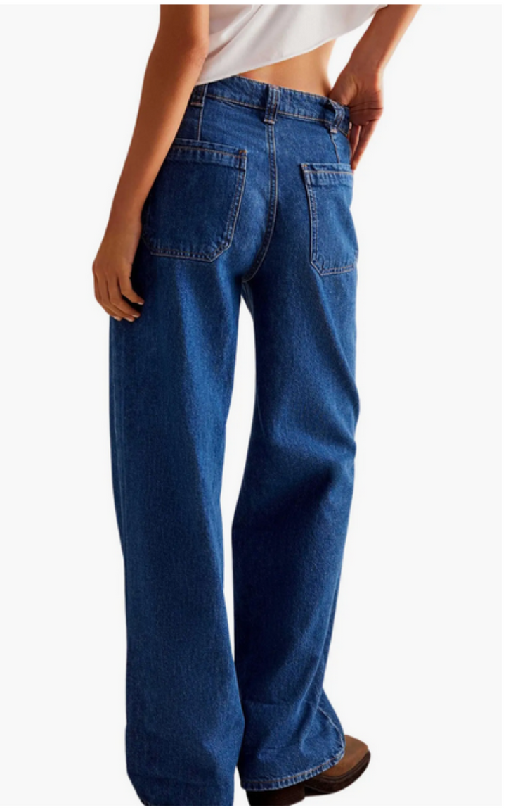 Free People We The Free Palmer Cuffed Jeans MSRP $128