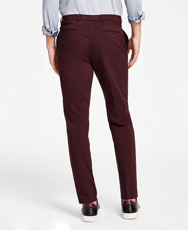 Tommy Hilfiger Men's Modern-Fit TH Flex Stretch Solid Performance Pant MSRP $95