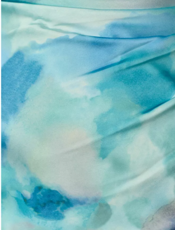 Adrianna By Adrianna Papell Sateen Column Dress MSRP $299