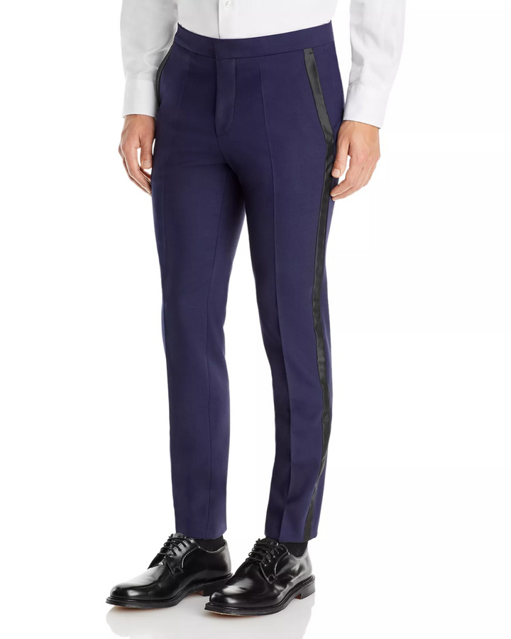 HUGO Hesten Extra Slim Fit Tuxedo Pants MSRP $248