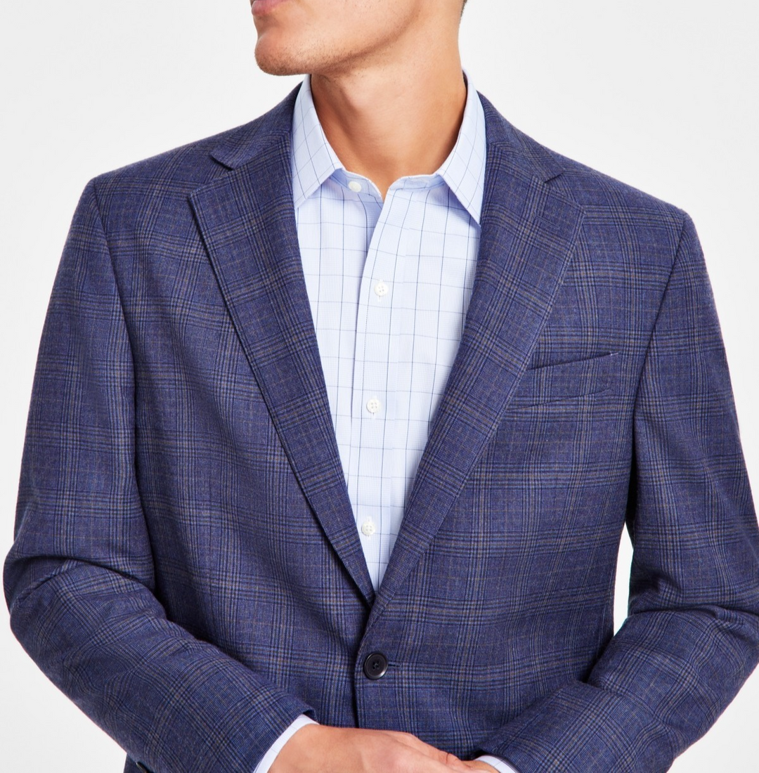 B By Brooks Brothers Classic-Fit Wool Blend Sport Coat (Size 40S) MSRP $375