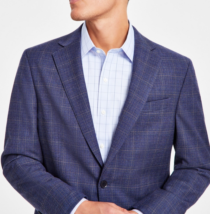 B By Brooks Brothers Classic-Fit Wool Blend Sport Coat (Size 40S) MSRP $375