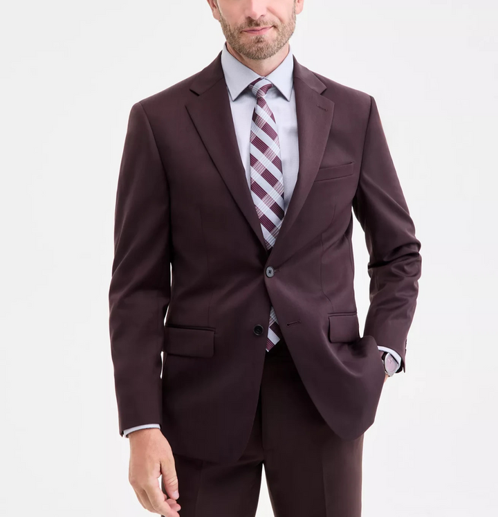 Calvin Klein Slim-Fit Wool-Blend Suit Jacket MSRP $450