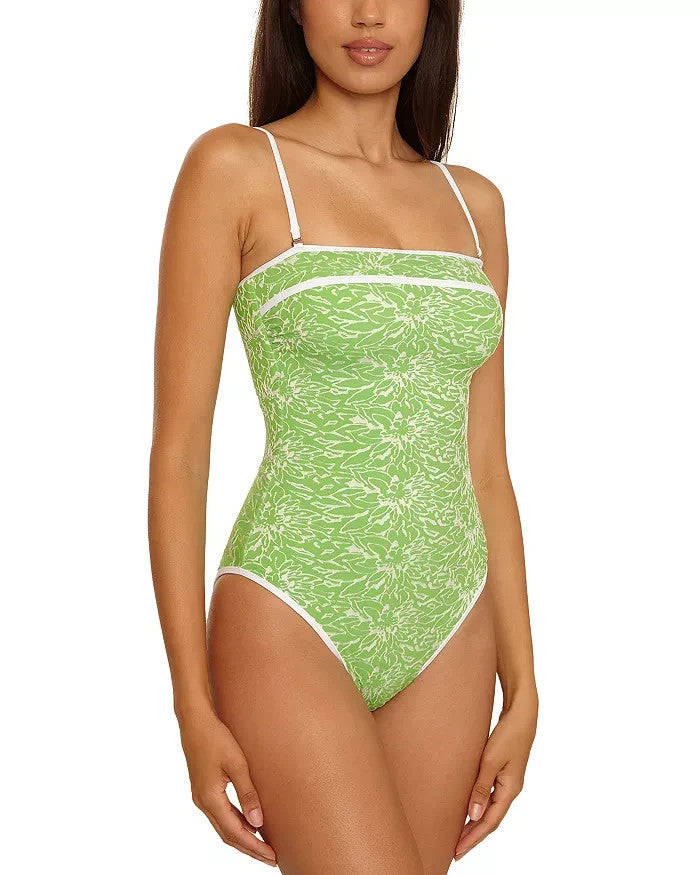 BECCA® by Rebecca Virtue Water Lily One Piece Swimsuit MSRP $148