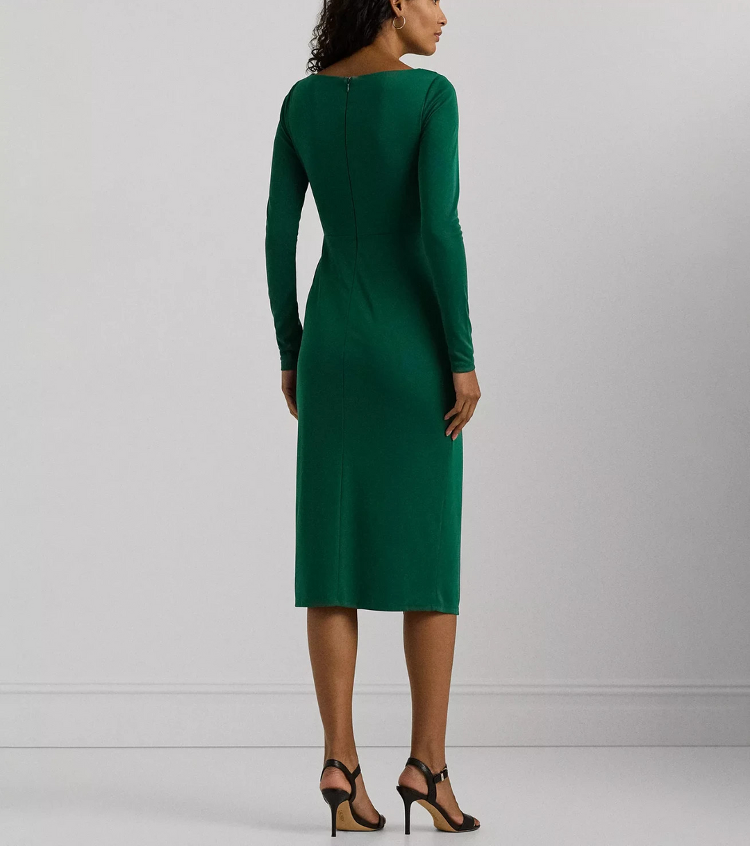 Lauren Ralph Lauren Women's Jersey Long-Sleeve Cocktail Dress MSRP $195