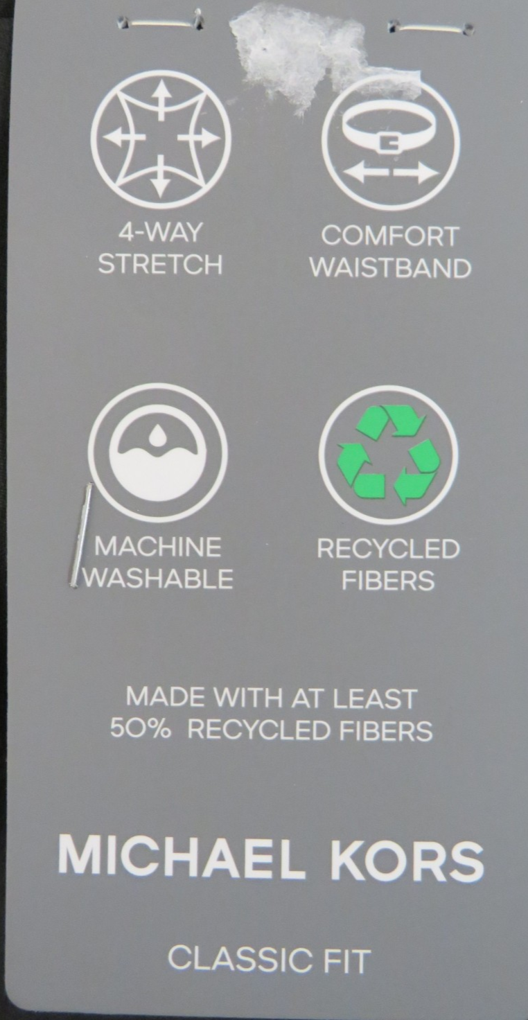 Michael Kors Classic Fit Performance Dress Pants MSRP $95