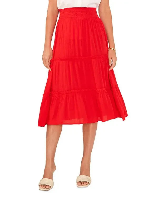 Vince Camuto tiered pull on skirt MSRP $79