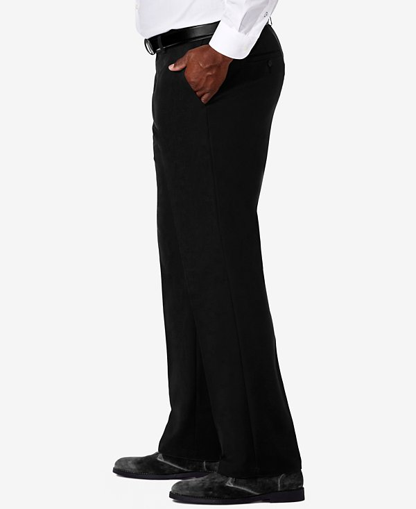 Haggar Men's Big & Tall Cool 18 Pro Classic-Fit Dress Pants MSRP $80