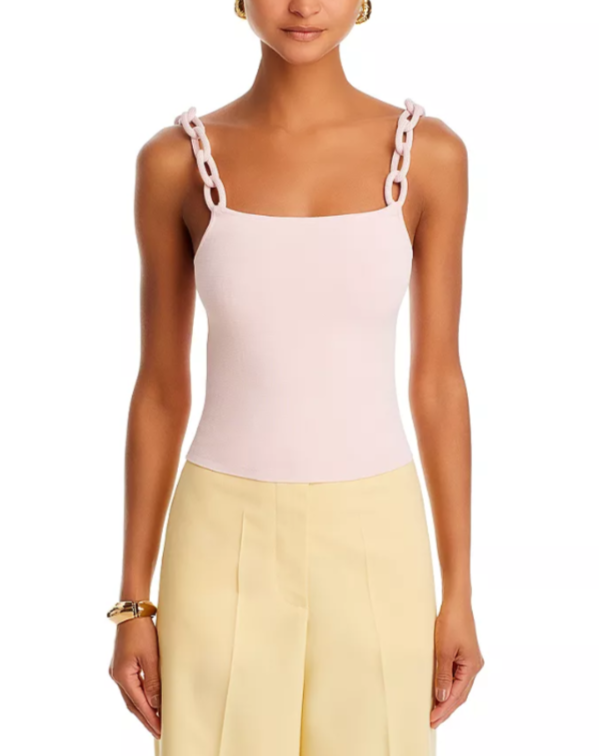Alice and Olivia Gretel Looped Link Strap Tank MSRP $295
