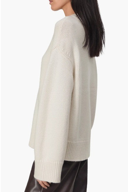 Rag & Bone Danica V-Neck Wool & Cashmere-Blend Sweater MSRP $478