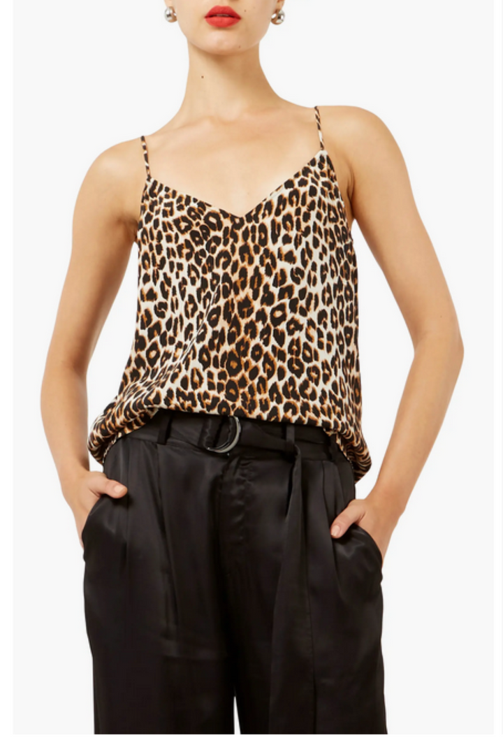 Equipment Layla Printed Silk Camisole Top MSRP $145