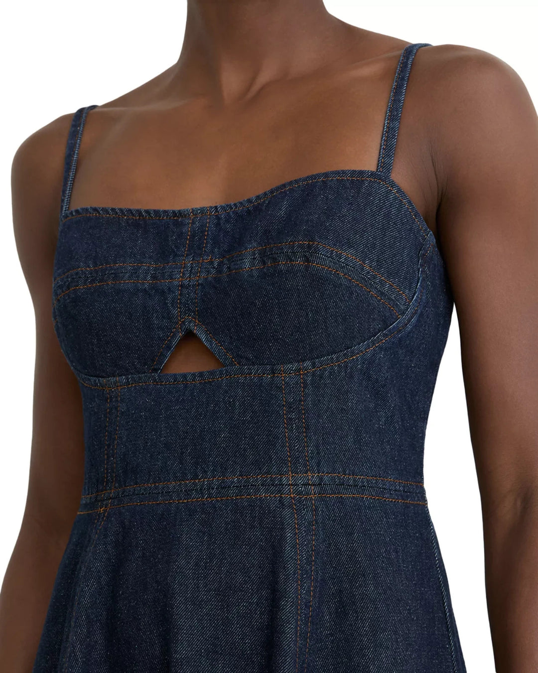 REISS Emma Cotton Cut Out Dress MSRP $440