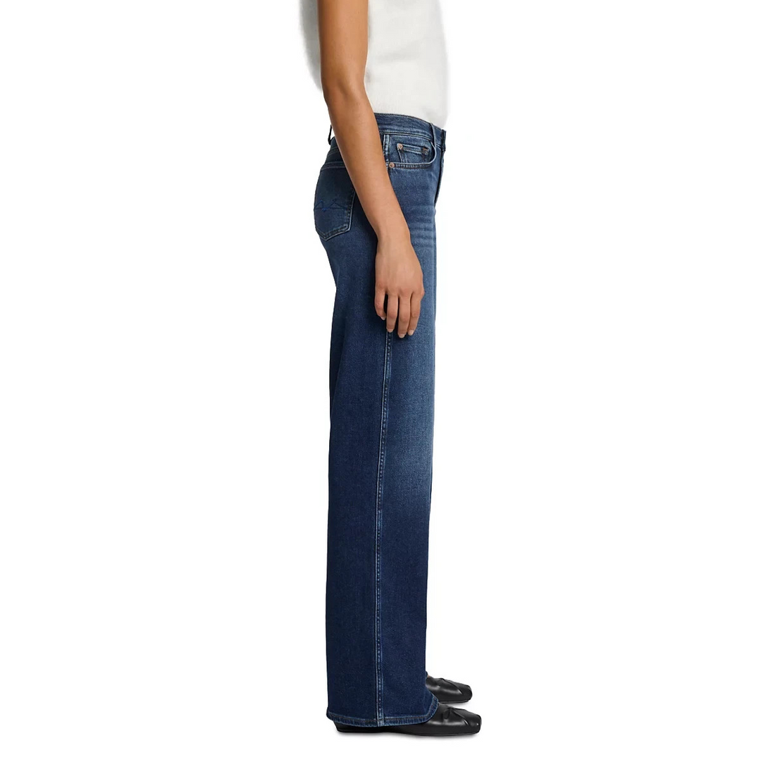 7 For All Mankind Lotta High Rise Wide Leg Jeans MSRP $228